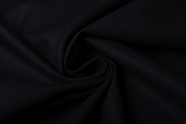 Oeko-Tex®  Stretch Washed Linen Black