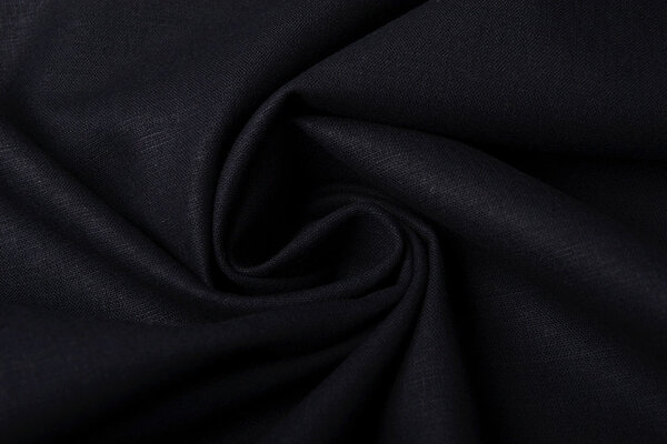 Oeko-Tex®  Stretch Washed Linen Black