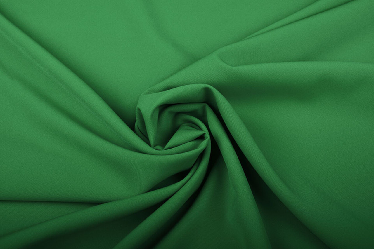Crepe Stretch Gras Groen Crepe Stretch Gras Groen