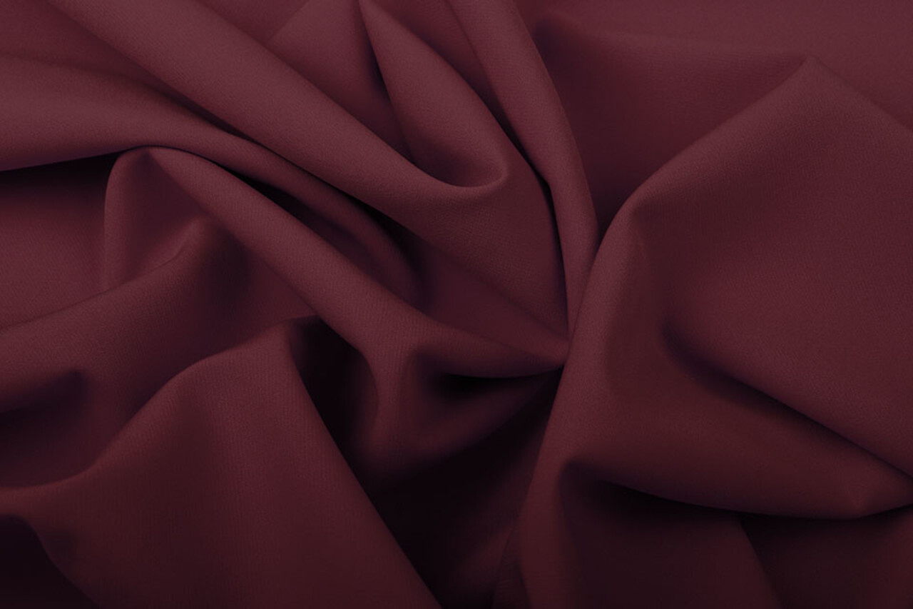 Crepe Stretch Bordeaux