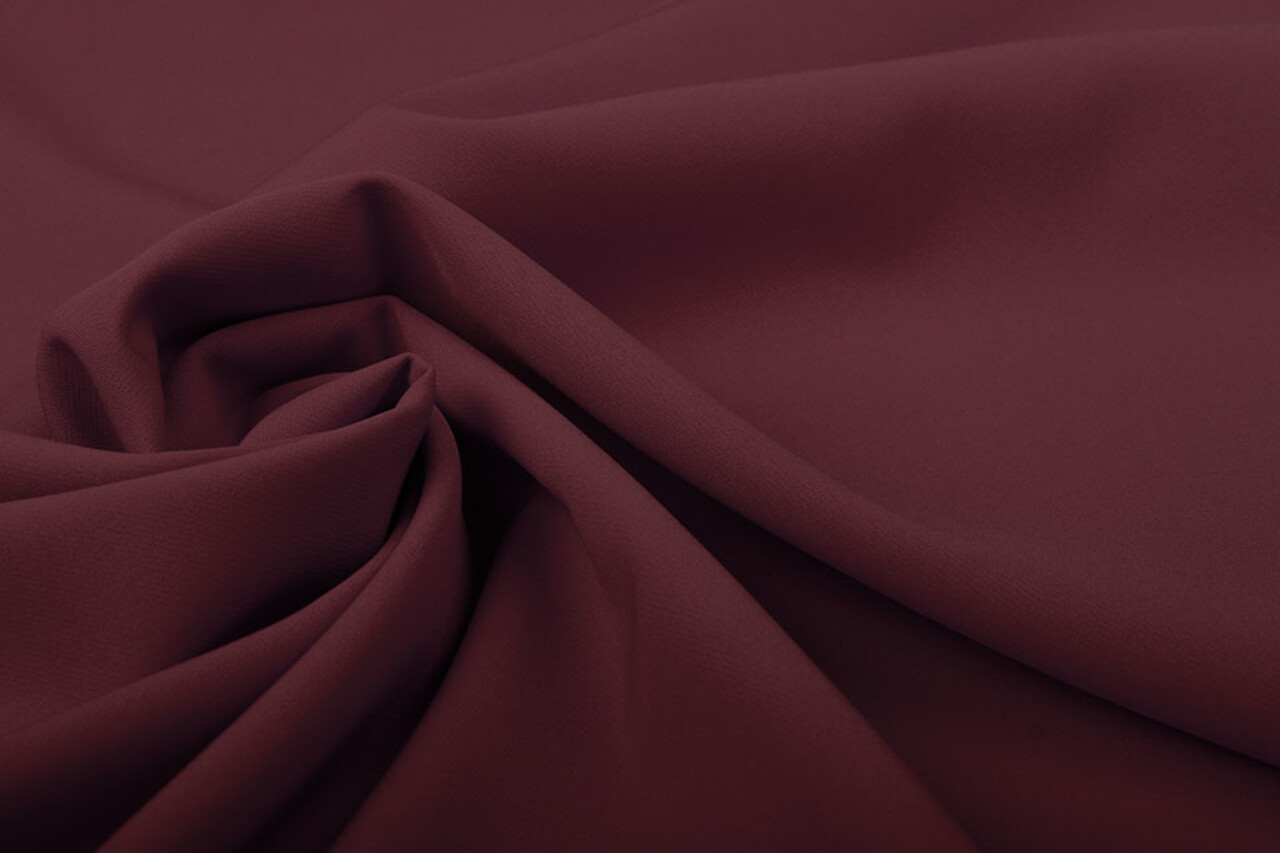 Crepe Stretch Bordeaux