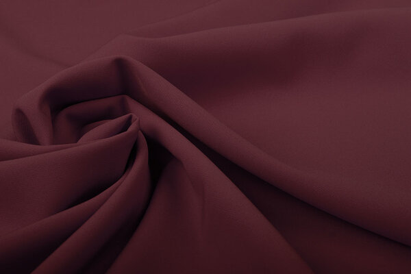 Crepe Stretch Bordeaux