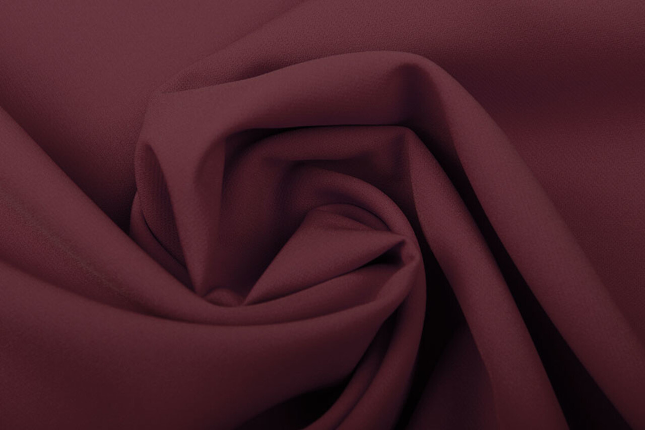 Crepe Stretch Bordeaux