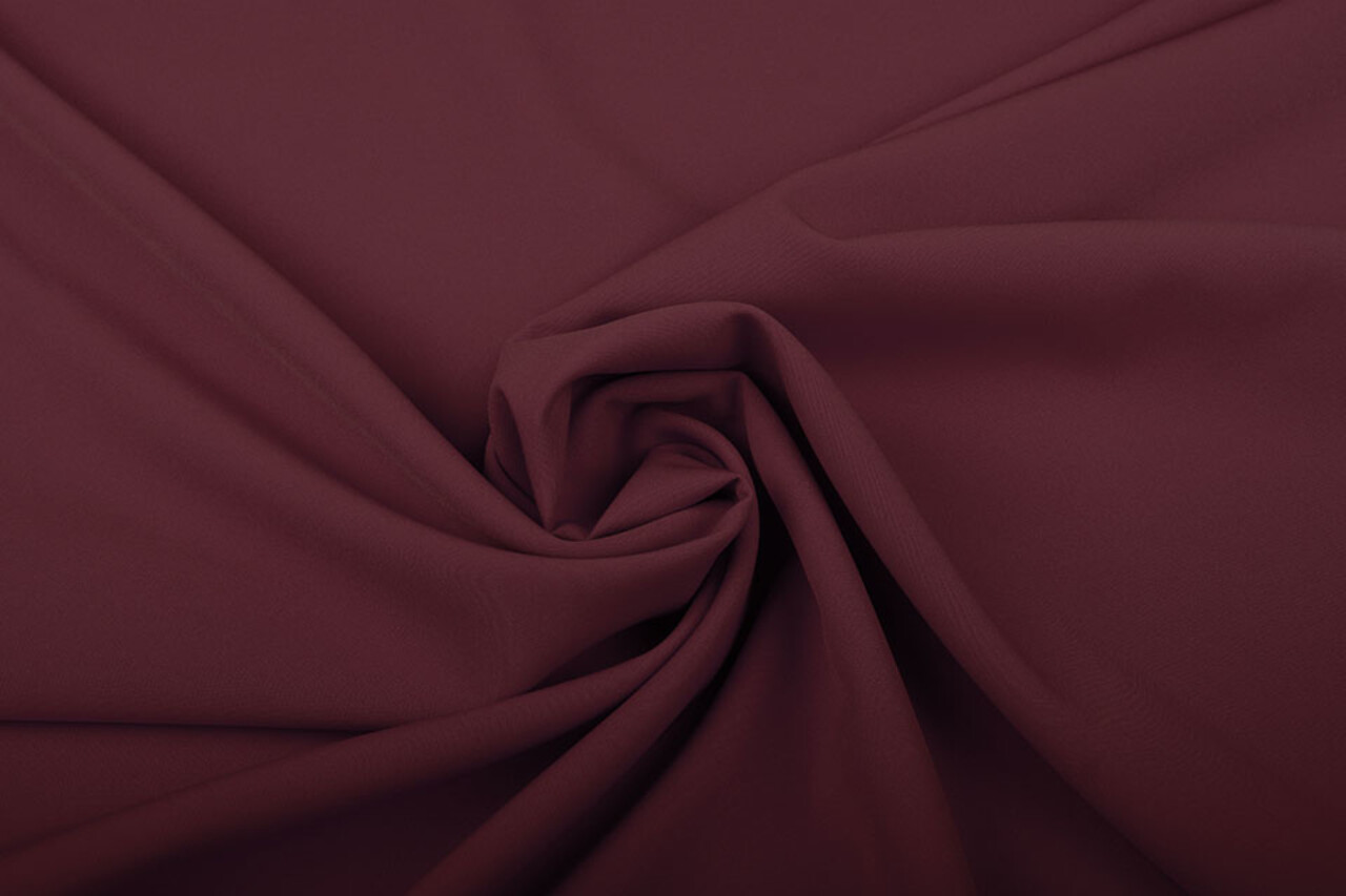 Crepe Stretch Bordeaux