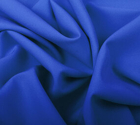 Crepe Stretch Royal Blue