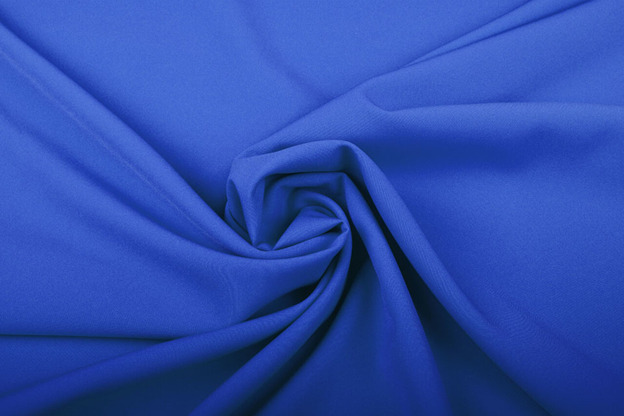 Crepe Stretch Royal Blue