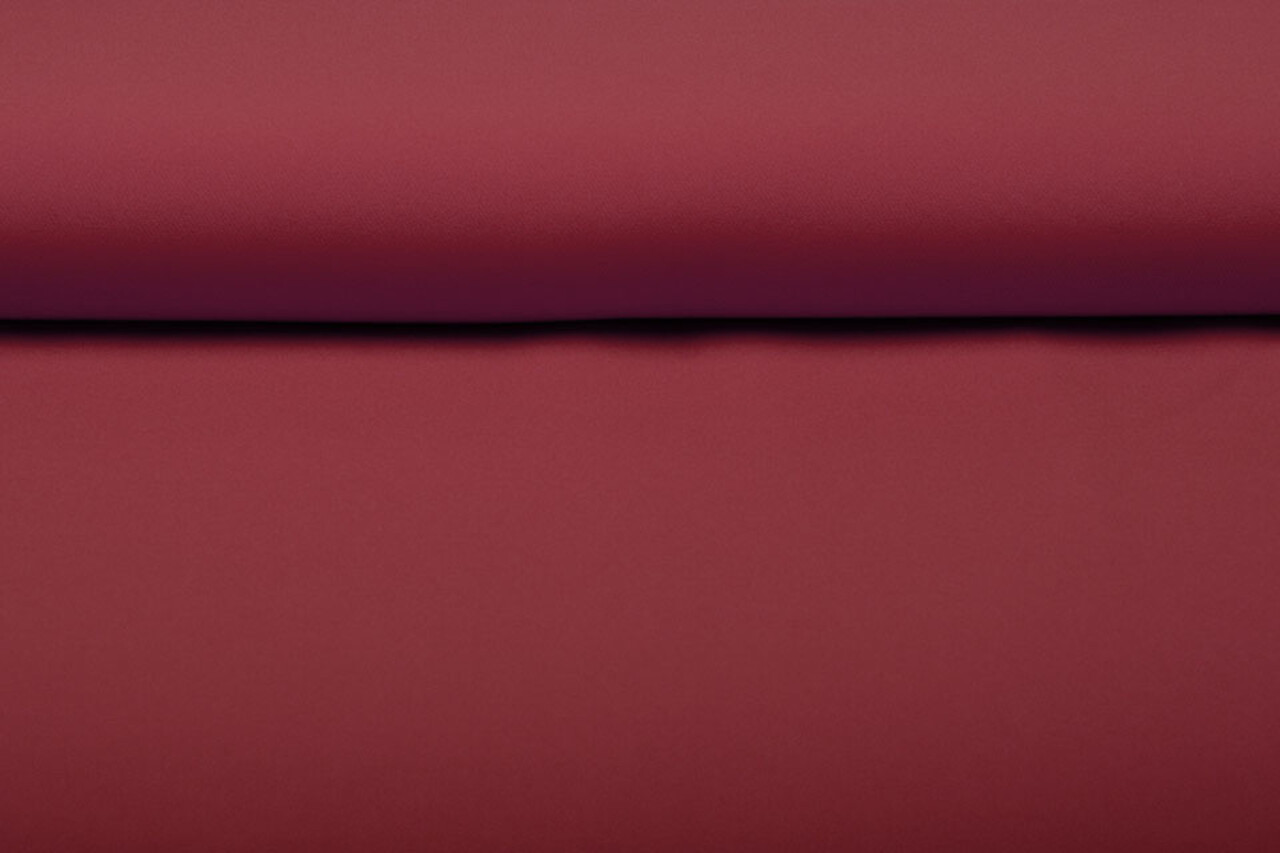 Crepe Stretch Wine Red