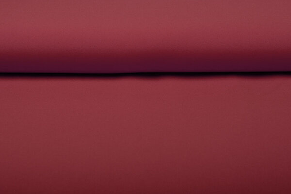 Crepe Stretch Wine Red