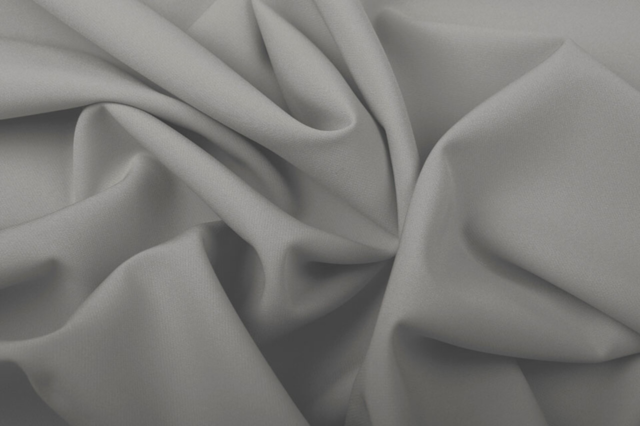 Crepe Stretch Licht Grijs