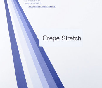 Samplecard Crepe Stretch