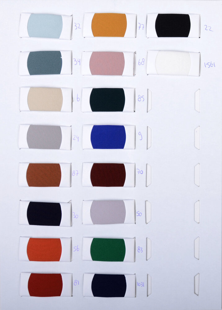 Samplecard Crepe Stretch