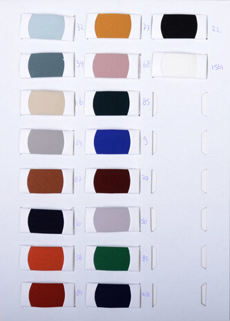 Stalenkaart Crepe Stretch