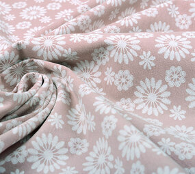 100% Gewaschene Baumwolle Bulatan Mandala Alt Rosa