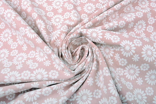 100% Gewassen Katoen Bulatan Mandala Oud Roze