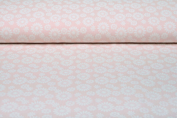 100 % Coton Lavé Bulatan Mandala Rose Clair