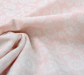 100% Gewaschene Baumwolle Bulatan Mandala Hell Rosa 100% Gewaschene Baumwolle Bulatan Mandala Hell Rosa