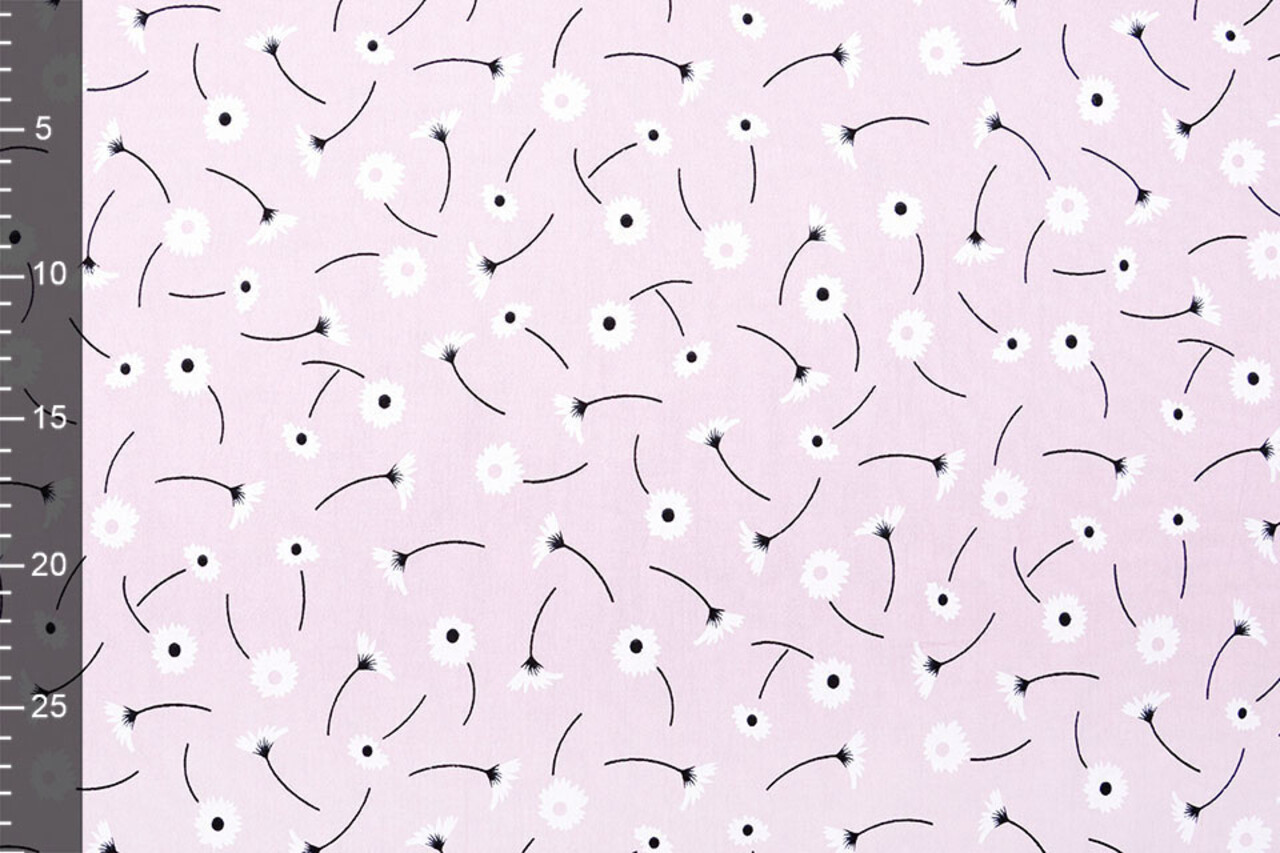 100% Gewaschene Baumwolle Margarida Alt Lila