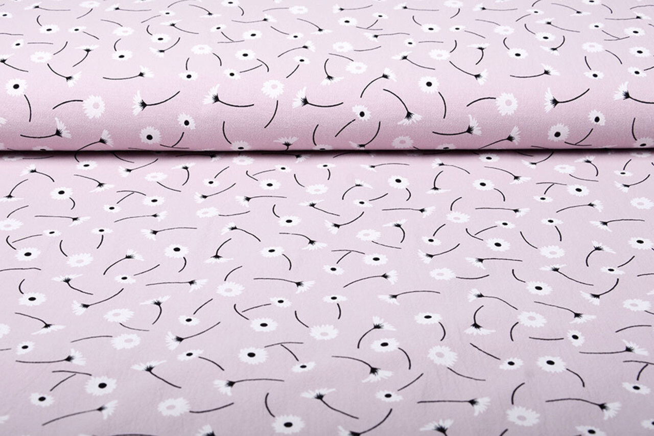 100% Gewaschene Baumwolle Margarida Alt Lila