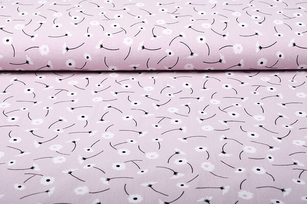 100% Gewaschene Baumwolle Margarida Alt Lila