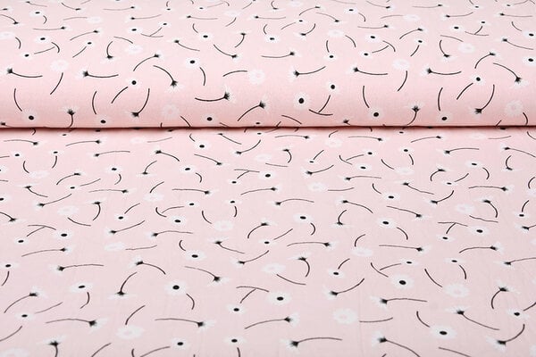 100% Gewaschene Baumwolle Margarida Hell Rosa