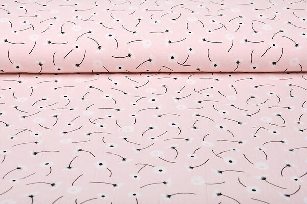 100% Gewassen Katoen Margarida Licht Roze