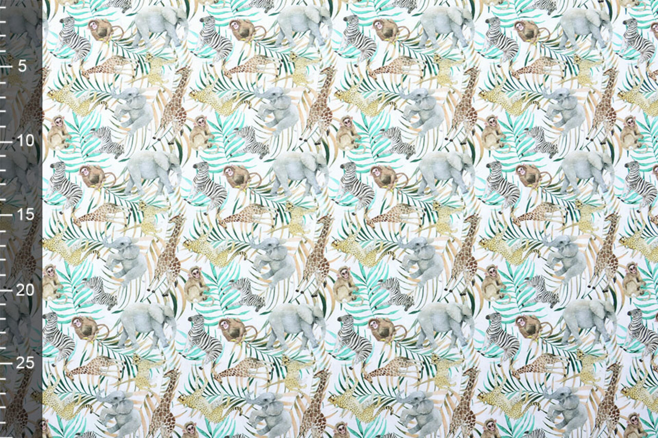 100% Cotton Wild Safari Animals 100% Cotton Wild Safari Animals