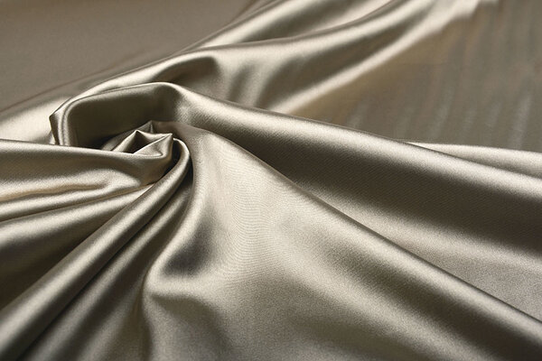 Stretch Satin Gold Taupe