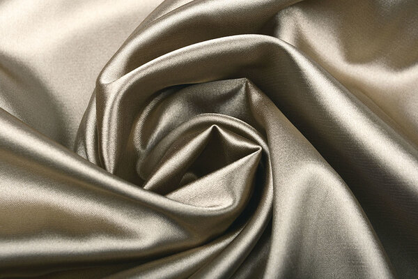 Stretch Satin Gold Taupe