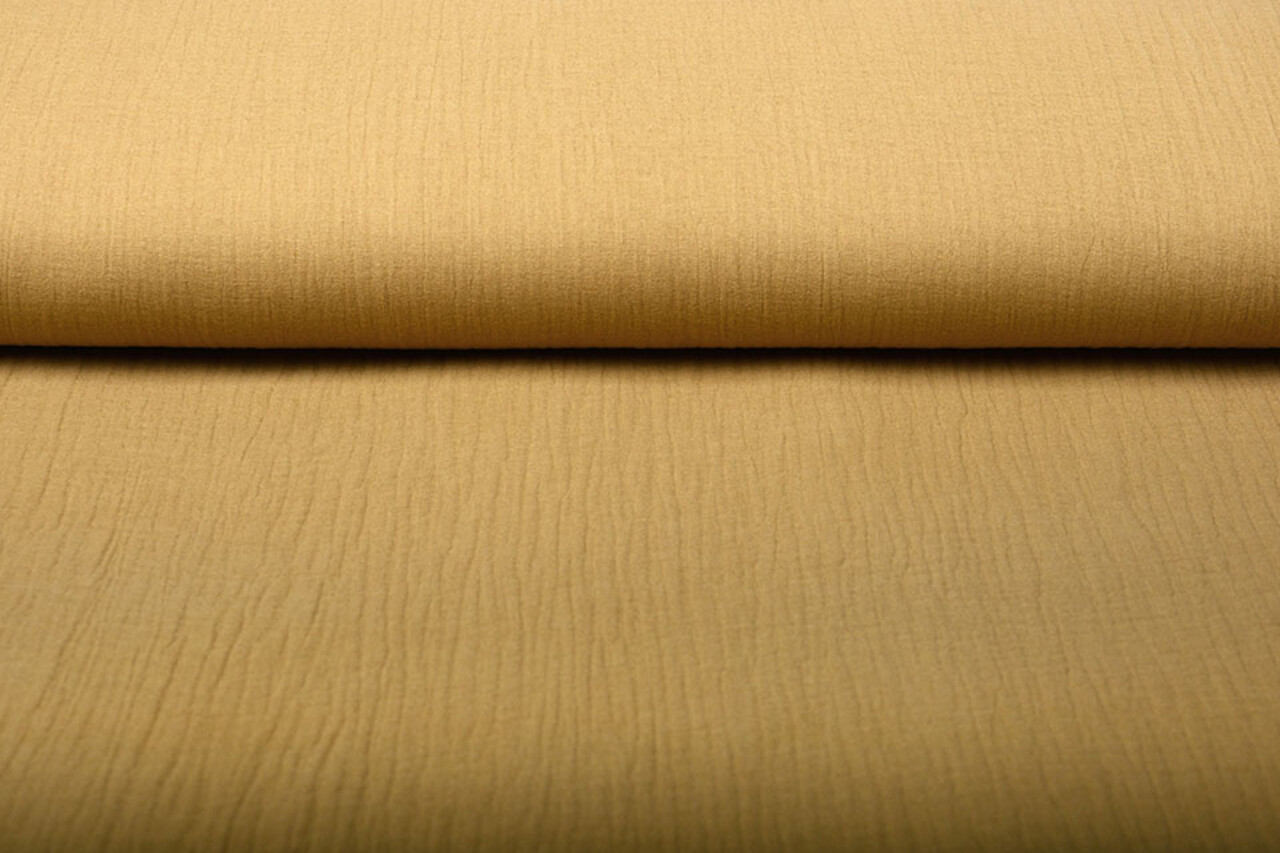 Oeko-Tex® Tessuto di Mussola Marrone Moka Oeko-Tex® Tessuto di Mussola Marrone Moka