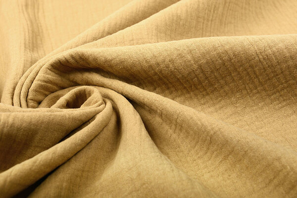 Oeko-Tex®  Double Gauze Fabric Mocha Brown