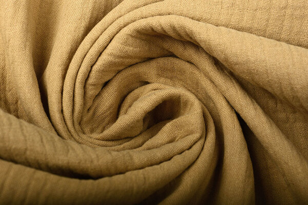 Oeko-Tex®  Double Gauze Fabric Mocha Brown