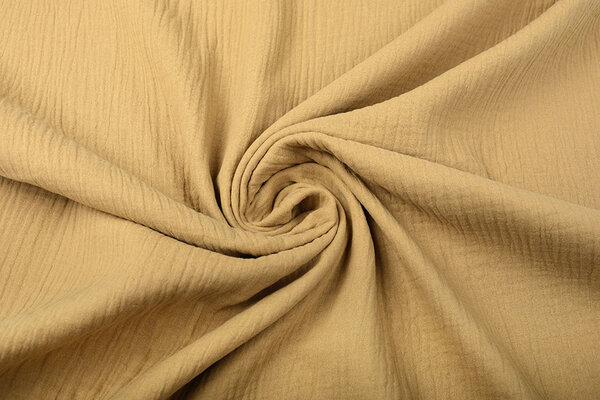 Oeko-Tex®  Double Gauze Fabric Mocha Brown