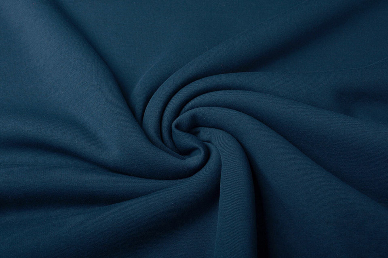 Oeko-Tex®  Sweatstoff Dunkelpetrol Melange