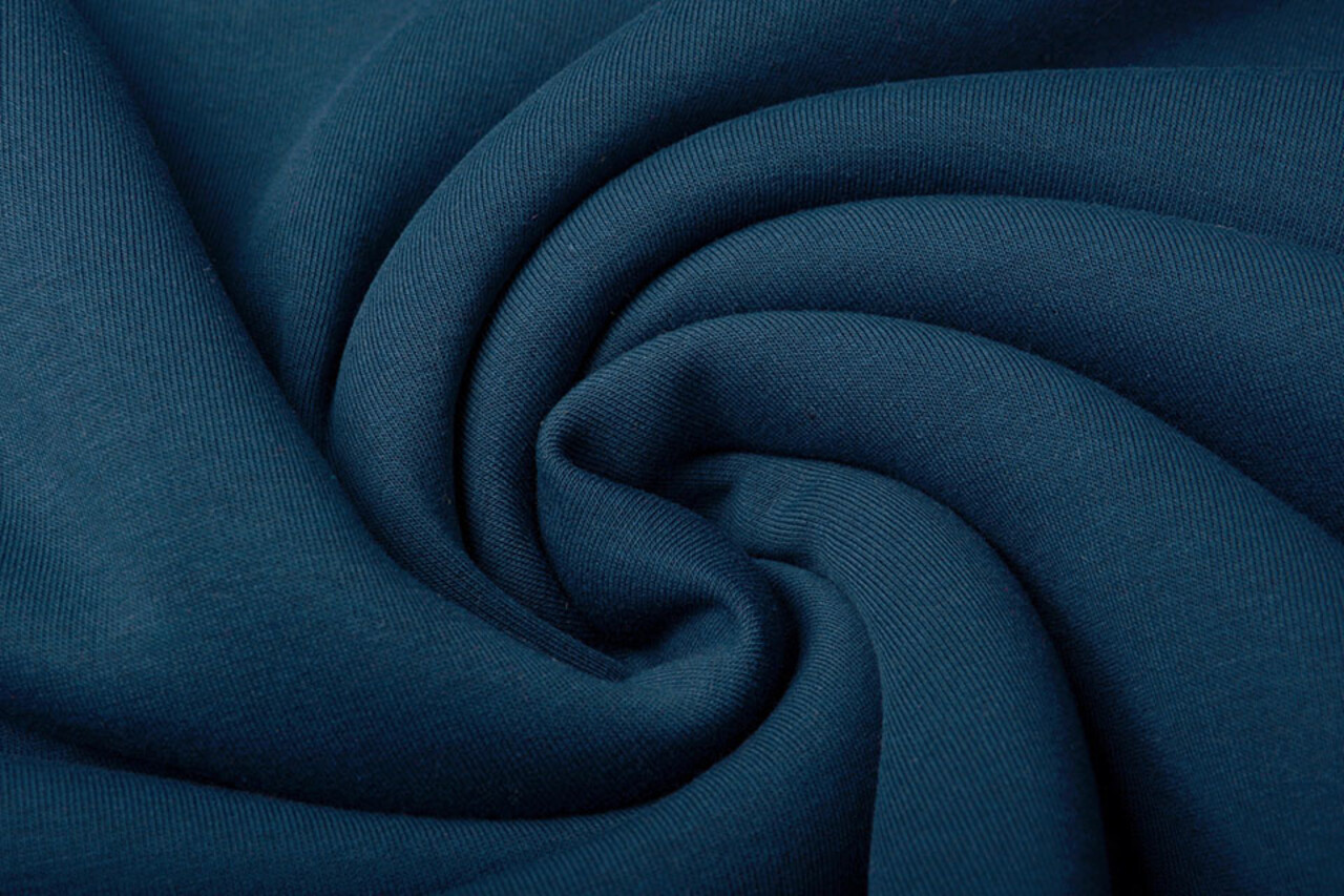 Oeko-Tex®  Sweatstoff Dunkelpetrol Melange