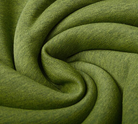 Oeko-Tex®  Sweatstoff  Limettegrün Melange Oeko-Tex®  Sweatstoff  Limettegrün Melange