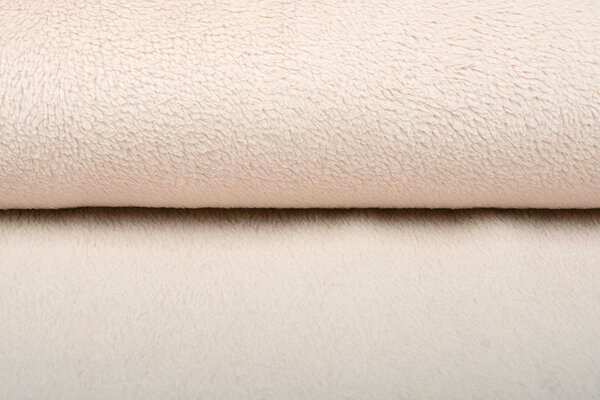 Coton Teddy Tissu Beige