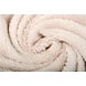 Tessuto Teddy di Cotone Beige Tessuto Teddy di Cotone Beige