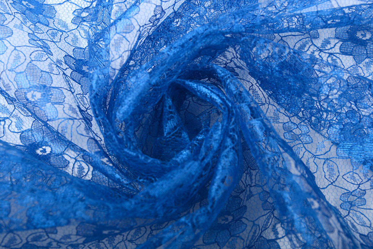 Lace Ziedi Cobalt Blue
