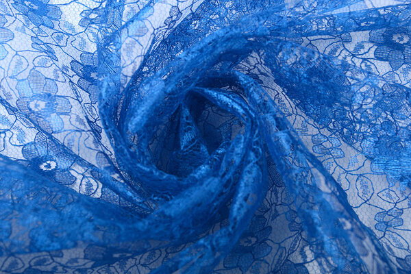 Dentelle Ziedi Bleu Cobalt Dentelle Ziedi Bleu Cobalt