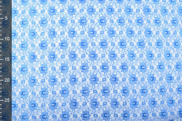 Lace Ziedi Cobalt Blue