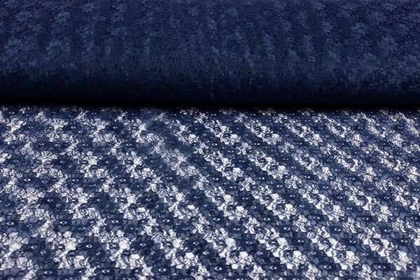 Spitze Ziedi Marine Blau Spitze Ziedi Marine Blau