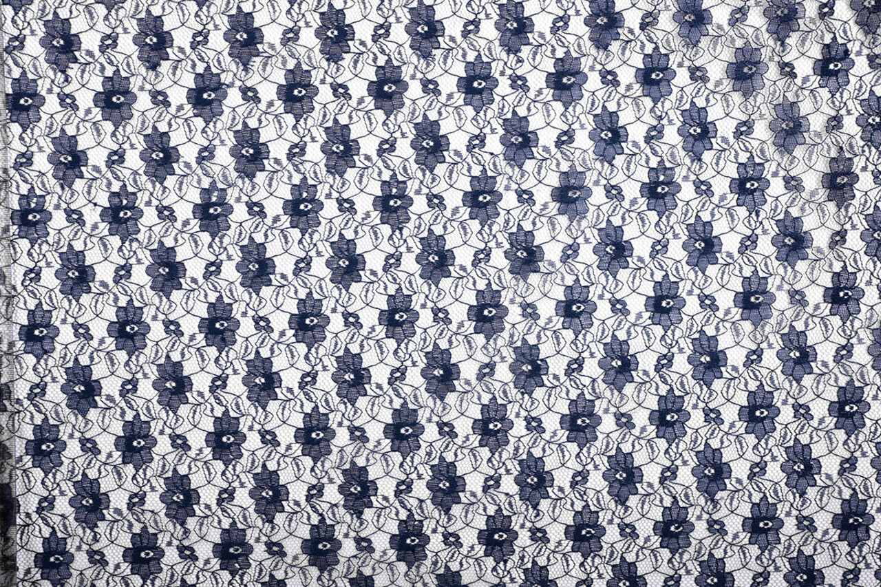 Encaje Ziedi Azul Marino Azul