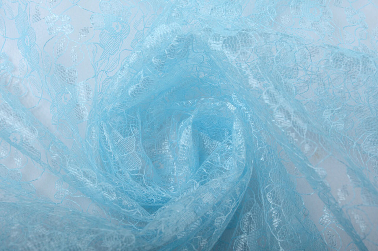 Lace Ziedi Baby Blue