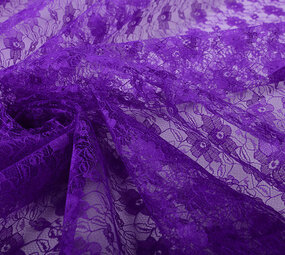Pizzo Ziedi Scuro Viola