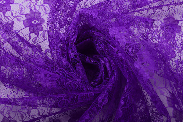 Pizzo Ziedi Scuro Viola