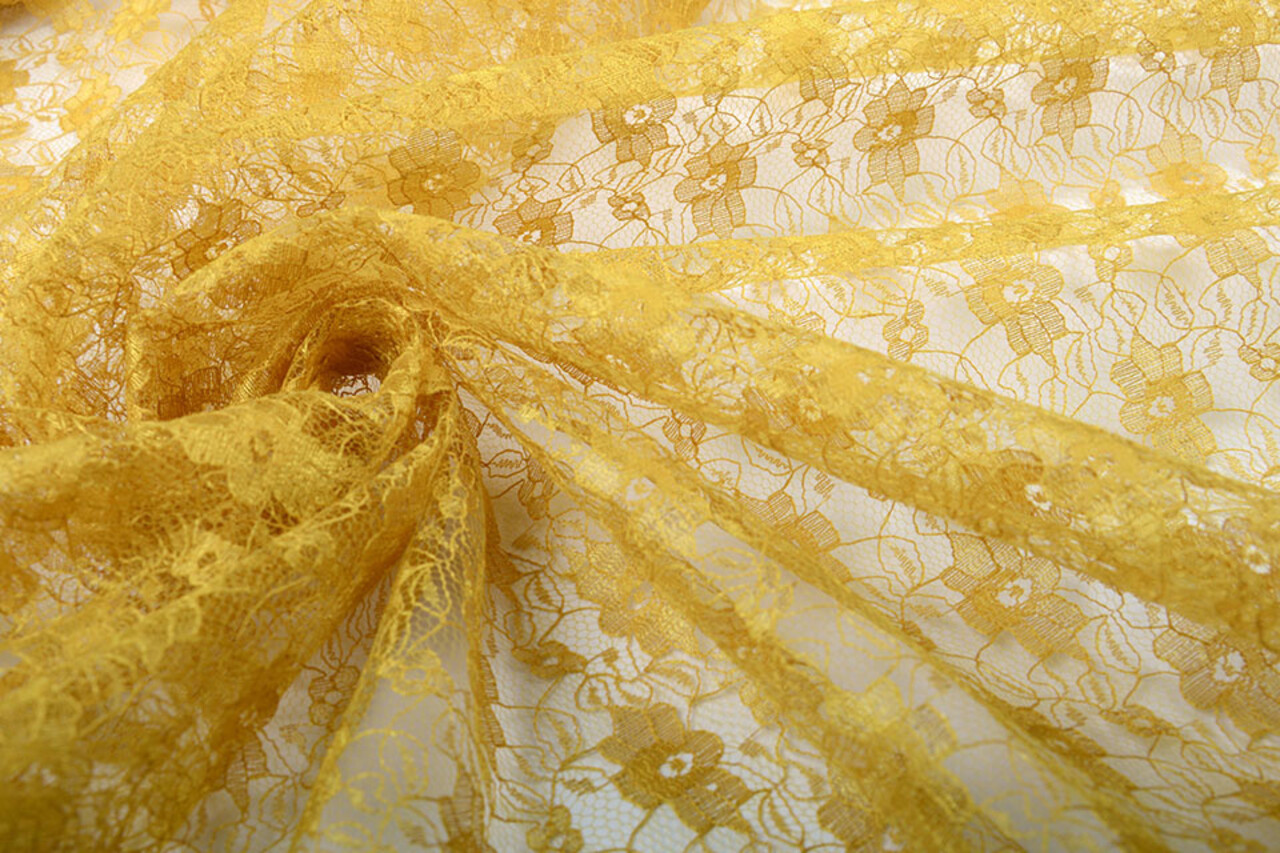 Lace Ziedi Ocher Yellow