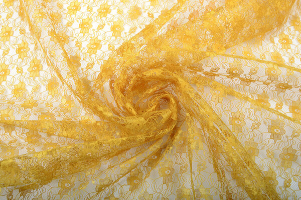 Encaje Ziedi Ocre Amarillo Encaje Ziedi Ocre Amarillo