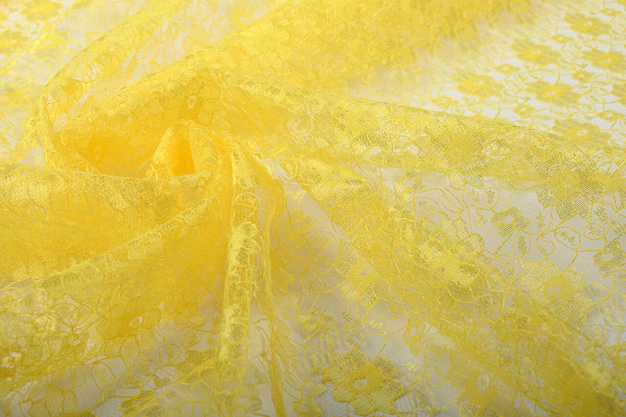 Lace Ziedi Lemon Yellow