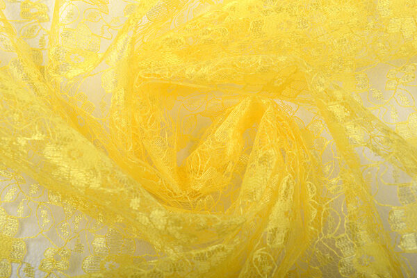 Lace Ziedi Lemon Yellow
