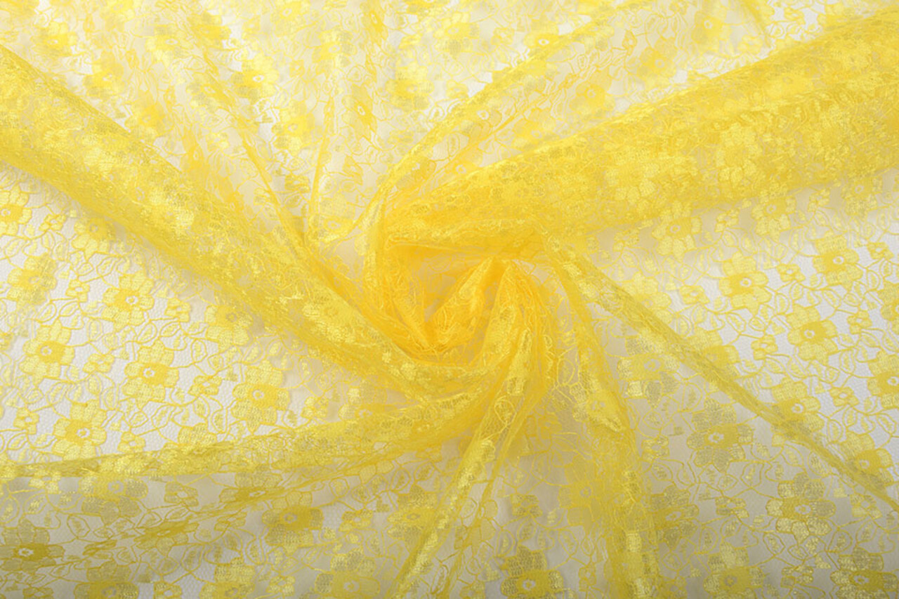 Dentelle Ziedi Jaune Citron Dentelle Ziedi Jaune Citron